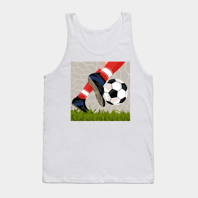 Soccer Player Tank Top by mpmi0801